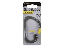 Nite Ize SlideLock Carabiner - Stainless Steel with Slide-to-Lock Design - #4 - Stainless (CSL4-11-R6)