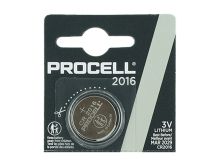 Duracell Procell CR2016 110mAh 3V Lithium (LiMnO2) Coin Cell Watch Battery (PC2016) - 1 Piece Tear Strip - Sold Individually