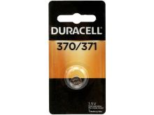 Duracell D370/371 1.55V Silver Oxide Watch/Electronic Button Cell Battery - 1pk (D370/371B)