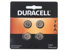 Duracell Medical PX76A LR44 1.5V Alkaline Button Cell Batteries (PX76A675AB4) - 4 Piece Retail Card