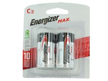 Energizer Max E93-BP-2 C-cell Alkaline Button Top Battery - 2 Piece Retail Card