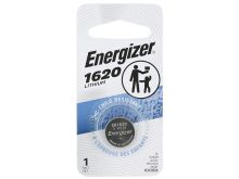 Energizer ECR1620-BP 79mAh 3V Lithium Primary (LiMNO2) Coin Cell Battery - 1 Piece Retail Card