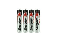 Energizer Max E92 (4SHK) AAA 1.5V Alkaline Button Top Batteries - 4 Pack Shrink Wrap