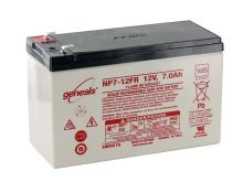 Enersys NP7-12FR 7Ah 12V Rechargeable Flame Resistant Sealed Lead Acid (SLA) Battery - F1 Terminal