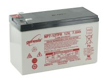 Enersys NP7-12TFR 7Ah 12V Rechargeable Flame Resistant Sealed Lead Acid (SLA) Battery - F2 Terminal