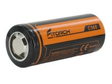 Fitorch C500 26650 5000mAh 3.7V Lithium Ion (Li-ion) Flat Top Battery