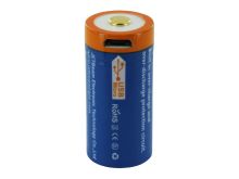 JETBeam JR11 18350 1100mAh 3.6V Protected Lithium Ion (Li-ion) Button Top Battery