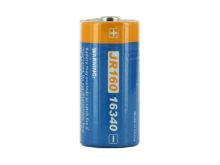 JETBeam JR160 16340 850mAh 3.7V Protected Lithium Ion (Li-ion) Button Top Battery with USB-C Charging Port