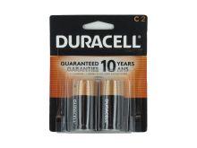 Duracell Coppertop MN1400-B2 C-cell 1.5V Alkaline Button Top Batteries (MN1400B2) - 2 Piece Retail Card