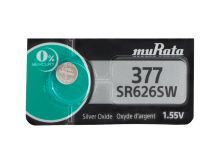 Murata SR626SW 377 28mAh 1.55V Silver Oxide Watch Battery - 1 Piece Tear Strip, Sold Individually