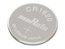 Murata CR1620 75mAh 3V Lithium (LiMnO2) Coin Cell Watch Battery - Bulk