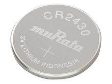 Murata CR2430 280mAh 3V Lithium (LiMnO2) Coin Cell Watch Battery - Bulk