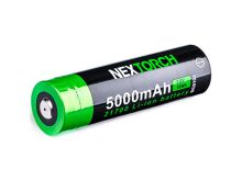 Nextorch 21700 5000mAh 3.6V Lithium Ion (Li-ion) Button Top Battery with Micro USB Charging Port