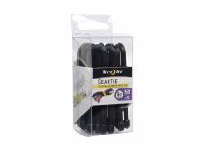 Nite Ize Gear Tie ProPack Reusable Rubber Twist Tie - 6-Inch - 12 Pack - Black (GTPP6-01-R8)