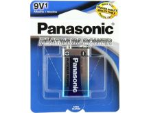 Panasonic Platinum Power 6LF22XP-1B 9V Alkaline Button Top Battery - 1-Pack Retail Card