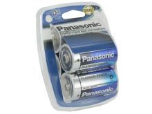 Panasonic Platinum Power LR20XP-4B D-cell 1.5V Alkaline Button Top Batteries - 4-Pack Retail Card