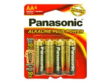 Panasonic Alkaline Plus Power AA - 4 Pack Retail Card