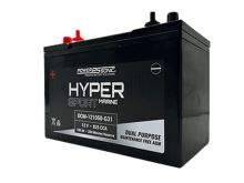 Power-Sonic DCM-121050-G31 AGM Deep Cycle 105Ah 12V 825CCA Rechargeable Sealed Lead Acid (SLA) Marine Battery - Group 31 - SAE Dual Terminal