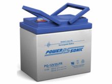 Power-Sonic PG-12V35 FR 35AH 12V Long-Life Rechargeable Sealed Lead Acid (SLA) Battery - B Terminal