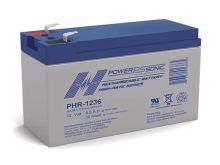 Power-Sonic High Rate VRLA PHR-1236 8.5Ah 12V Rechargeable Sealed Lead Acid (SLA) Battery - Flame Retardent - F2 Terminal