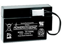 Power-Sonic AGM General Purpose PS-1208 0.8Ah 12V Rechargeable Sealed Lead Acid (SLA) Battery - WL Terminal
