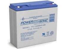 Power-Sonic PS-12200HD-M6 21Ah 12V Rechargeable Sealed Lead Acid (SLA) Battery - M6 Terminal