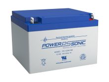 Power-Sonic PS-12260B 26Ah 12V Rechargeable Sealed Lead Acid (SLA) Battery - B/M5/T12 Terminal