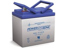 Power-Sonic PS-12330 33Ah 12V Rechargeable Sealed Lead Acid (SLA) Battery - F2 Terminal