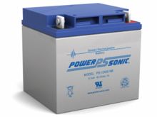 Power-Sonic AGM General Purpose PS-12400 40Ah 12V Rechargeable Sealed Lead Acid (SLA) Battery - NB Terminal