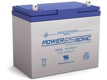 Power-Sonic PS-12550B 55Ah 12V Rechargeable Sealed Lead Acid (SLA) Battery - M6 Terminal