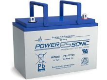 Power-Sonic PS-12750B 75Ah 12V Rechargeable Sealed Lead Acid (SLA) Battery - M6 Terminal