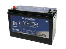 Power-Sonic PSL-BT-24600-G31 Bluetooth Enabled 60AH 25.6V Rechargeable Lithium Iron Phosphate (LiFePO4) Marine Battery - Group 31 - M8 Terminals