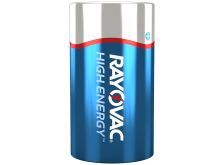 Rayovac High Energy 813FT J (105PK) D 1.5V 14Ah Alkaline Flat Top Batteries - Case of 105