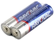 Rayovac 815-2SH (2PK) AA 1.5V Alkaline Zinc-Manganese Dioxide (Zn/MgO2) Button Top Batteries - Shrink Packs