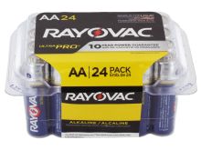 Rayovac Ultra Pro AL-AA-24 1.5V Alkaline Button Top Batteries - 24 Pack (ALAA-24PPJ)