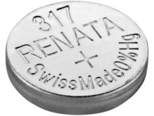 Renata 317 MPS 11mAh 1.55V Silver Oxide Coin Cell Battery - 1 Piece Tear Strip, Sold Individually
