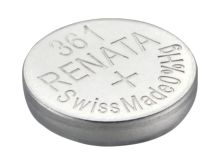 Renata 361 MPS 24mAh 1.55V Silver Oxide Coin Cell Battery - 1 Piece Tear Strip, Sold Individually