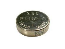 Renata 386 MP 130mAh 1.55V Silver Oxide Coin Cell Battery - 1 Piece Tear Strip, Sold Individually