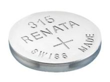 Renata 315 MP 23mAh 1.55V Silver Oxide Coin Cell Battery - 1 Piece Tear Strip, Sold Individually