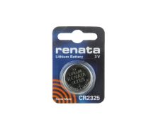 Renata CR2325-CU 190mAh 3V Lithium Primary (LiMNO2) Coin Cell Battery - 1 Piece Small Retail Card