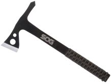 SOG Throwing Hawks with Stamped Nylon Sheath - 1.75-inch Straight Edge, Axe - Hardcased Black Finish - 3 Pack (TH1001-CP)