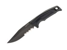 SOG Recondo FX Fixed Blade Knife - 4.6-inch Partially Serrated, Clip Point - Presentation Box - Black or FDE Colors