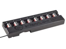 Streamlight 8-Unit Bank Charger, SL-B9 - 12V DC or 100V/120V AC - With or Without SL-B9 Batteries