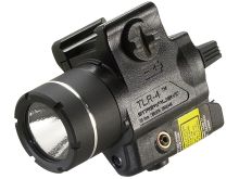 Streamlight TLR-4 Compact LED Weapon Light with Red Laser - Rail Locating Key Kit Fits Most Handguns or H&K USP Mounts - 125 Lumens - Includes 1 x CR2