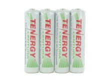 Tenergy Centura LSD 10406 AAA 800mAh 1.2V Nickel Metal Hydride (NiMH) Button Top Batteries - 4 Pack Shrink