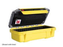 Underwater Kinetics Weatherproof 207 UltraBox - Yellow with Clear View Lid - Padded Liner and Lid Pouch