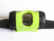 Underwater Kinetics 3AAA eLED Vizion I 17007 Headlamp with Rubber Strap - 65 Lumens - Class I Div 1 - Uses 3 x AAAs - Safety Yellow