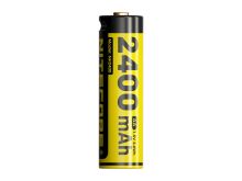 Nitecore NH2400 AA 2400mAh / 3600mWh 1.5V Rechargeable Protected Lithium-Ion Button Top Battery Kit - Includes 4 x AA Batteries and 1 x USB-C Charging Cable