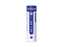 Xtar AA 3300mWh 1.5V Rechargeable Protected Lithium-Ion Lithium Nickel Manganese Cobalt Oxide (LiNiCoMnO2) Button Top Battery - Bulk