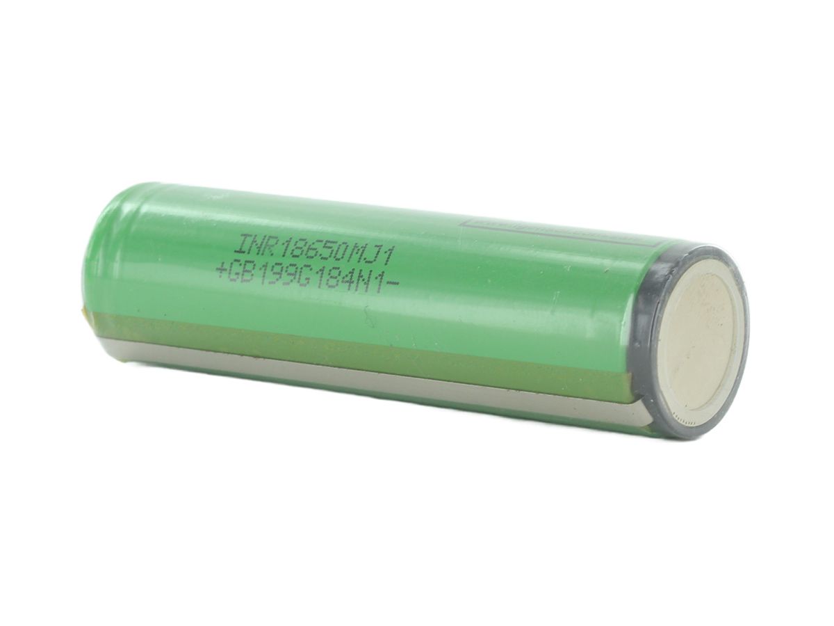 LG MJ1 INR 18650 3500mAh 3.7V High-Drain 5A Lithium Ion (Li-ion) Protected  Button